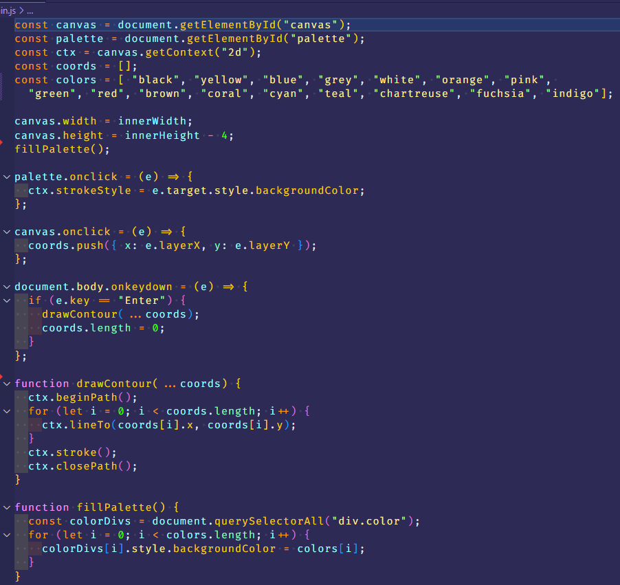 JavaScript code