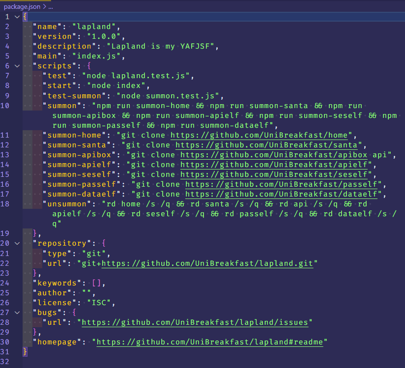 package.json assemble scripts
