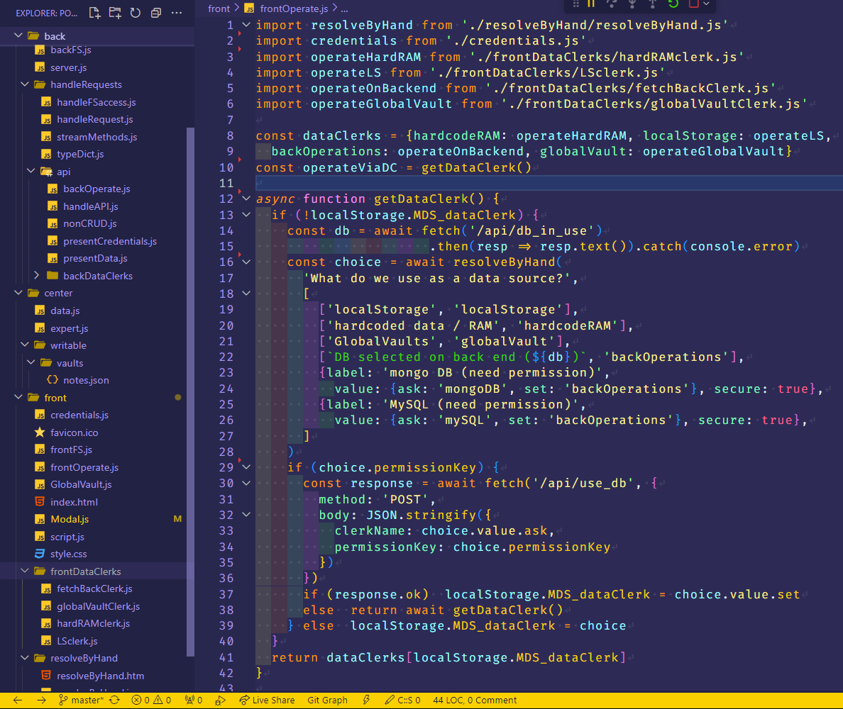 JavaScript source code example