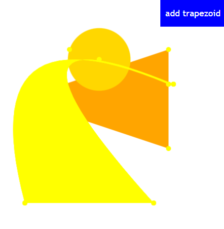 three shapes in autumn colors